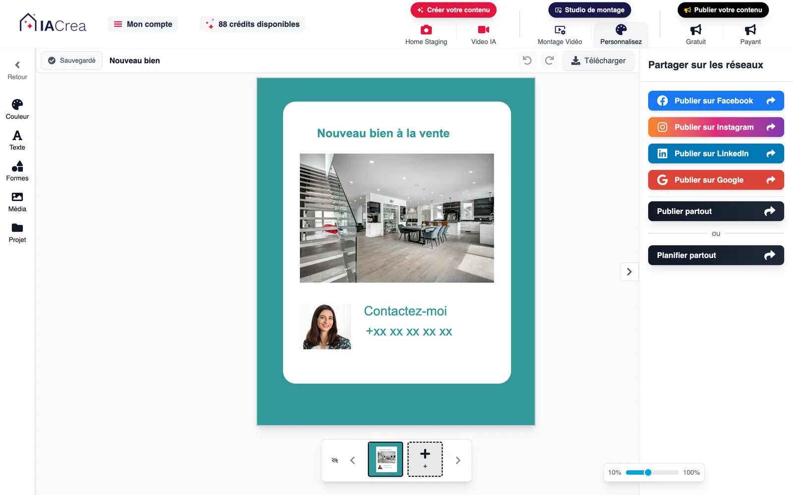 Des modèles de posts immobiliers à votre image