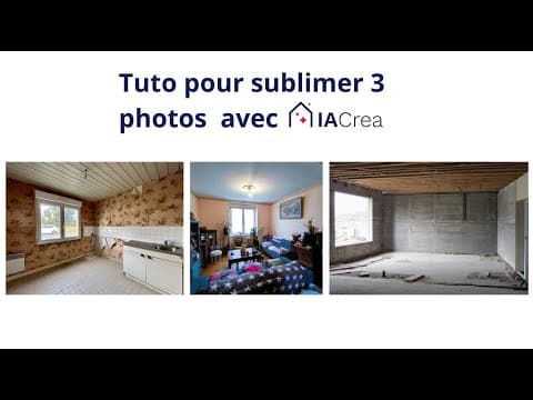 Demo tuto iacrea: challenge d'améliorer 3 photos
